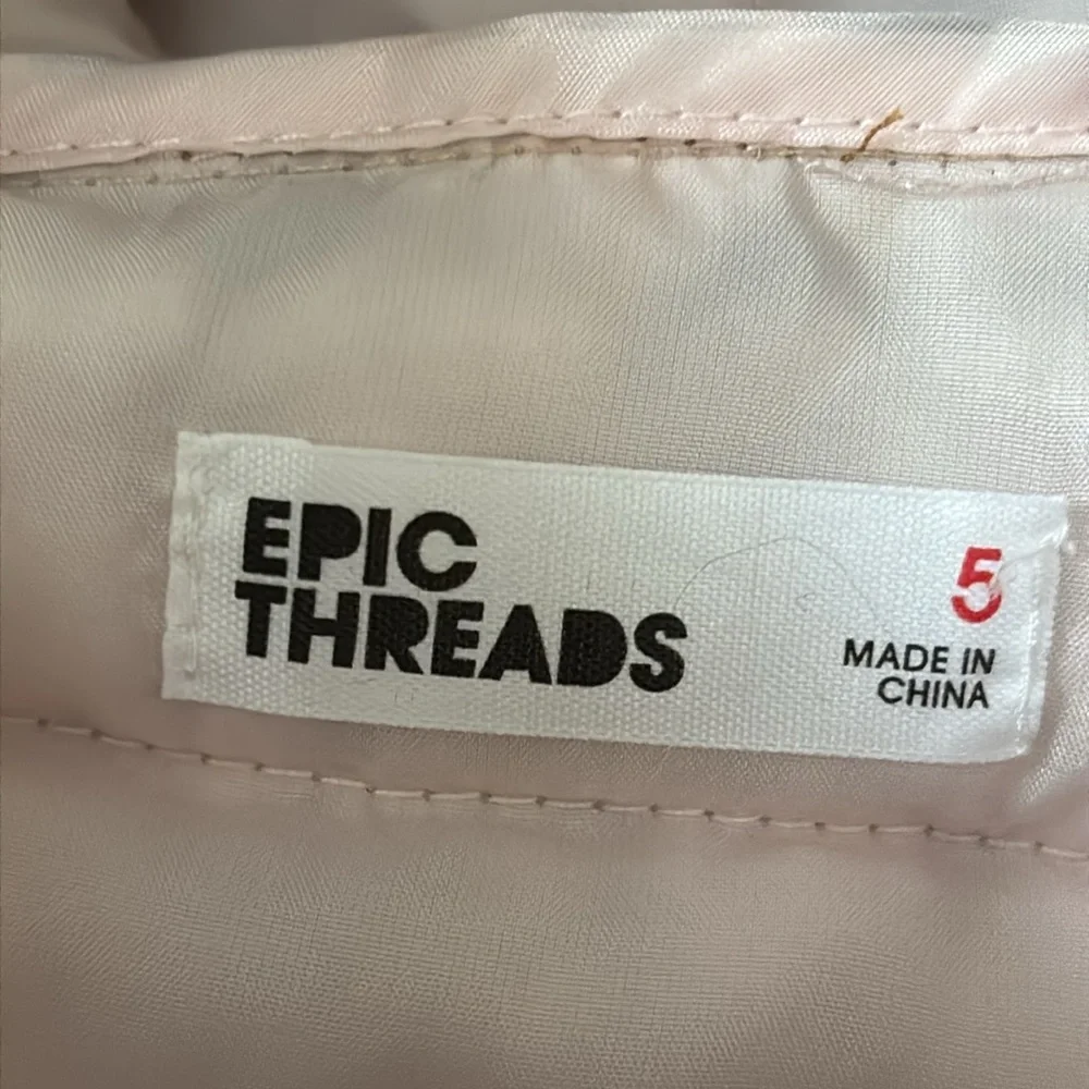 Epic Threads Girls Quilted Puffer Leopard Print Packable Jacket